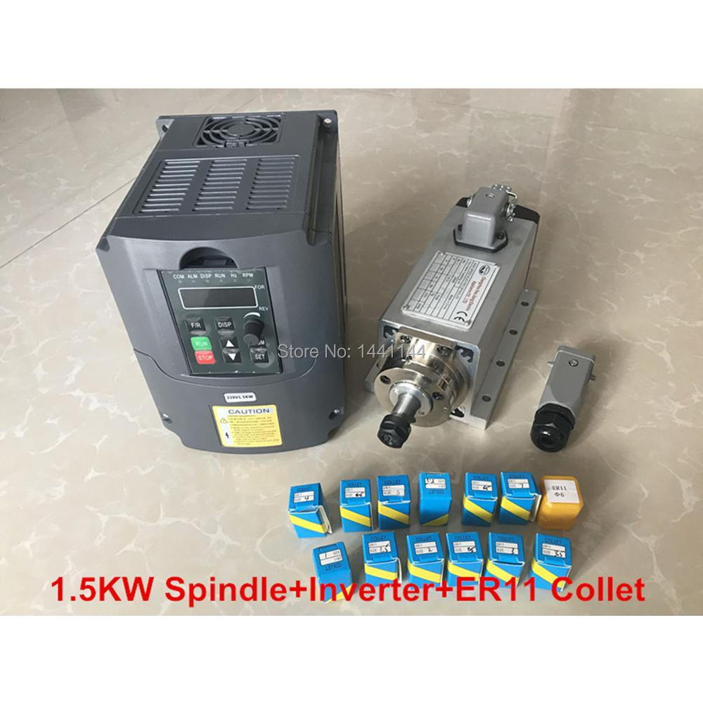 1.5KW Air Cooled Spindle Motor - Air Cooled 1.5Kw Spindle Motor Inverter 110V ulasan dan harga