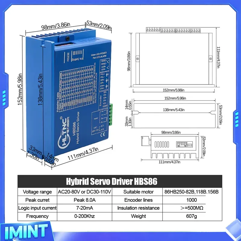 4 Axis Nema 34 Closed Loop Ste - Hybrid Servo Driver Nema 34 8.5Nm ulasan dan harga