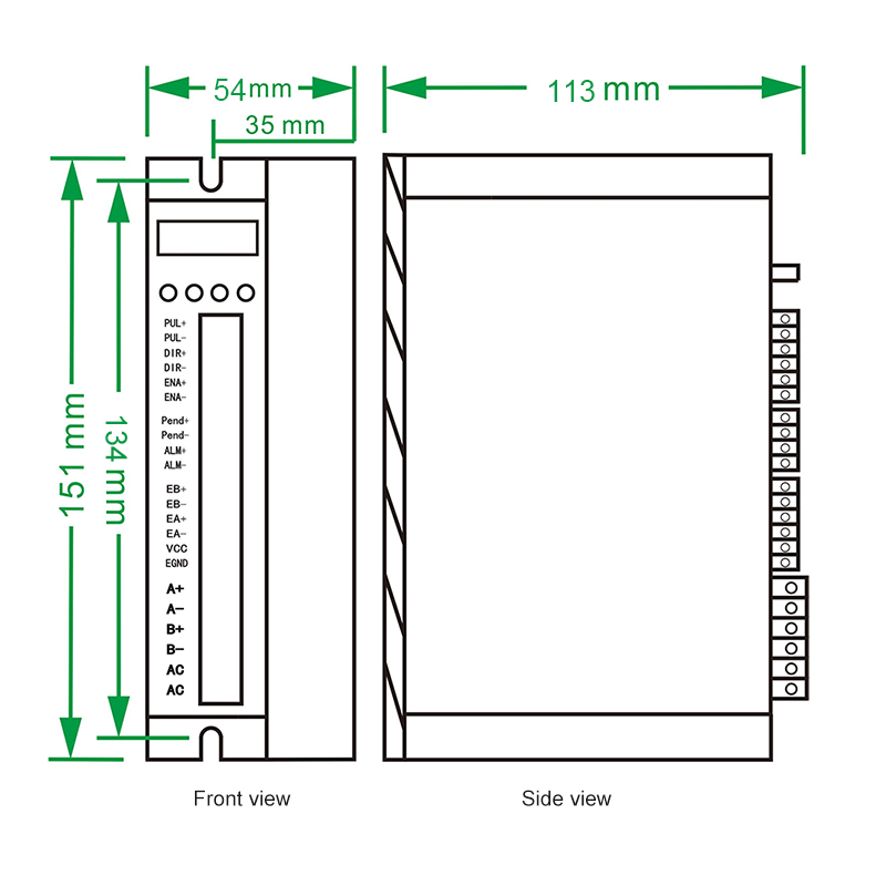 HBS860H Hybrid Servo Driver AC - Hybrid Servo Driver Nema 34 8.5Nm ulasan dan harga
