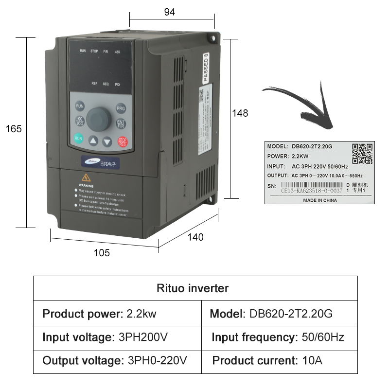2.2kw Water-Cooled Spindle Kit - 2.2Kw Water Cooled Spindle Kit Vfd ulasan dan harga