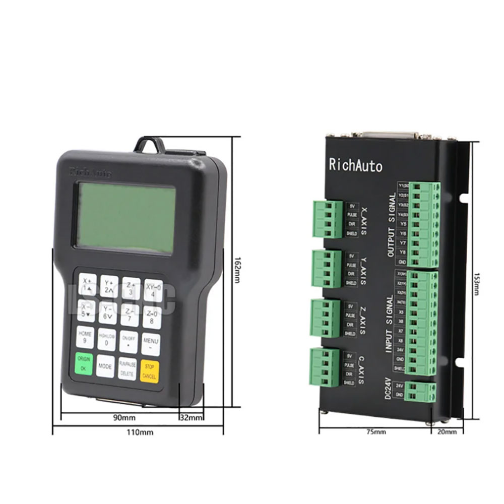 Richauto A11 3-axis Dsp Engrav - Richauto A11 Dsp Controller 3 Axis ulasan dan harga