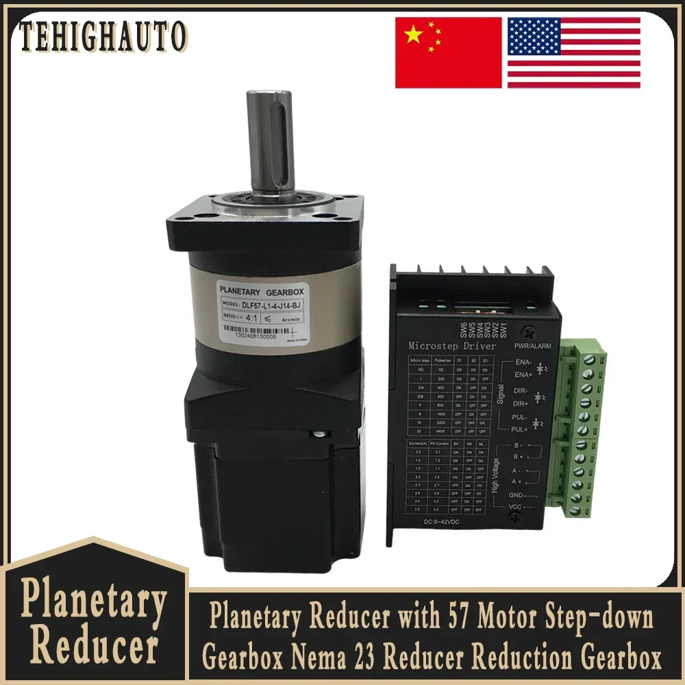 Planetary Gearbox 57 Motor TB6 - Nema 23 Closed Loop Stepper Motor Driver Kit ulasan dan harga