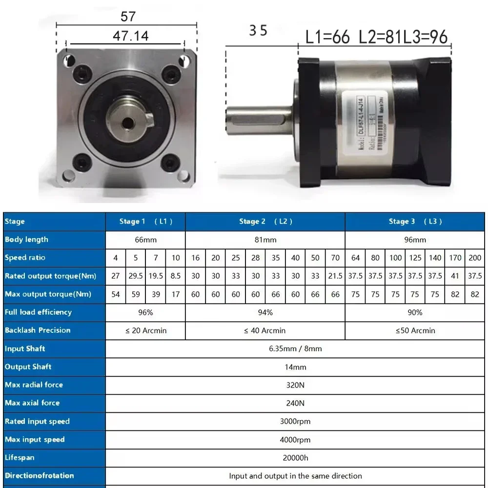 Planetary Gearbox 57 Motor TB6 - Nema 23 Closed Loop Stepper Motor Driver Kit ulasan dan harga