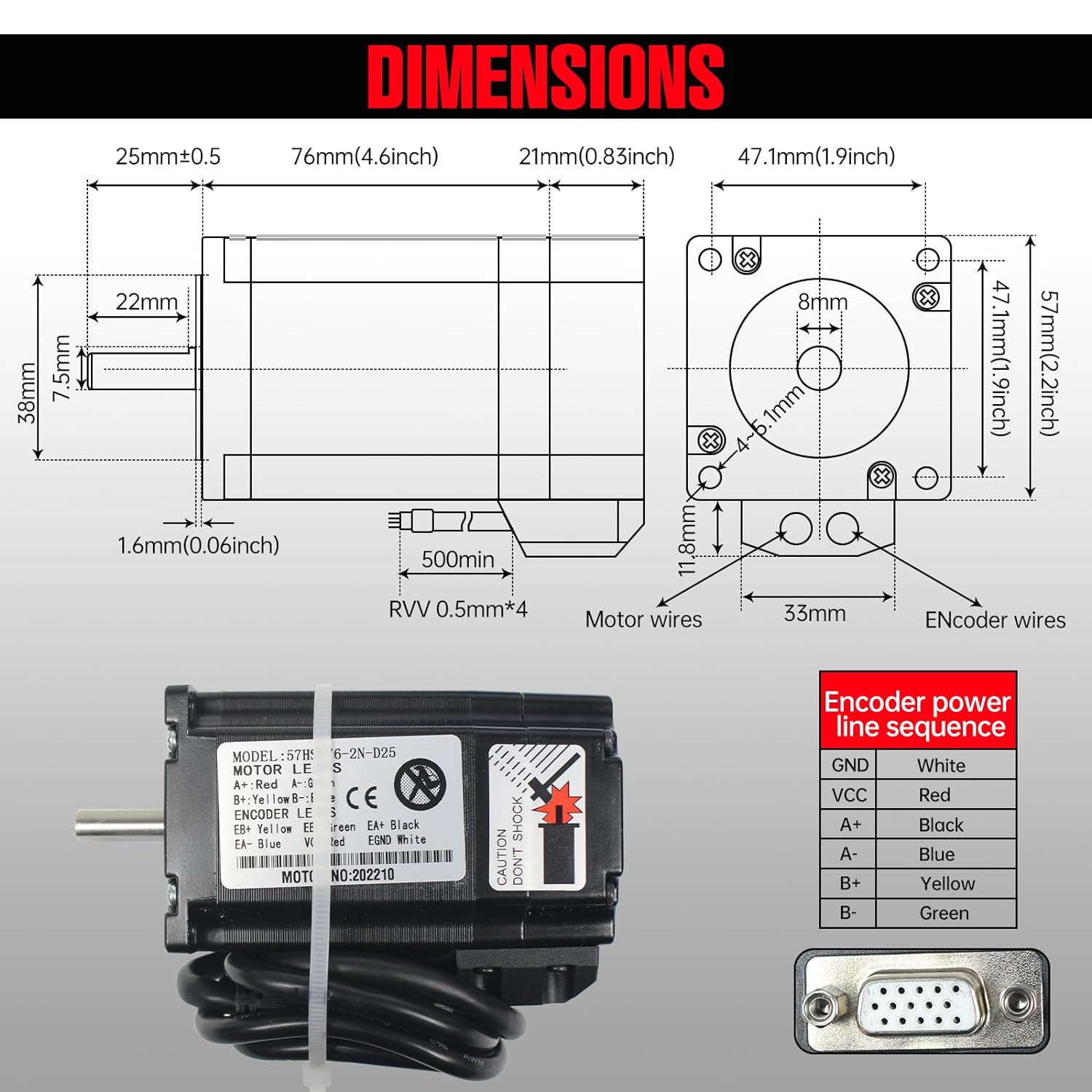 【EU】 2N.m Nema23 Closed Loop S - Nema 23 Closed Loop Stepper Motor Driver Kit ulasan dan harga