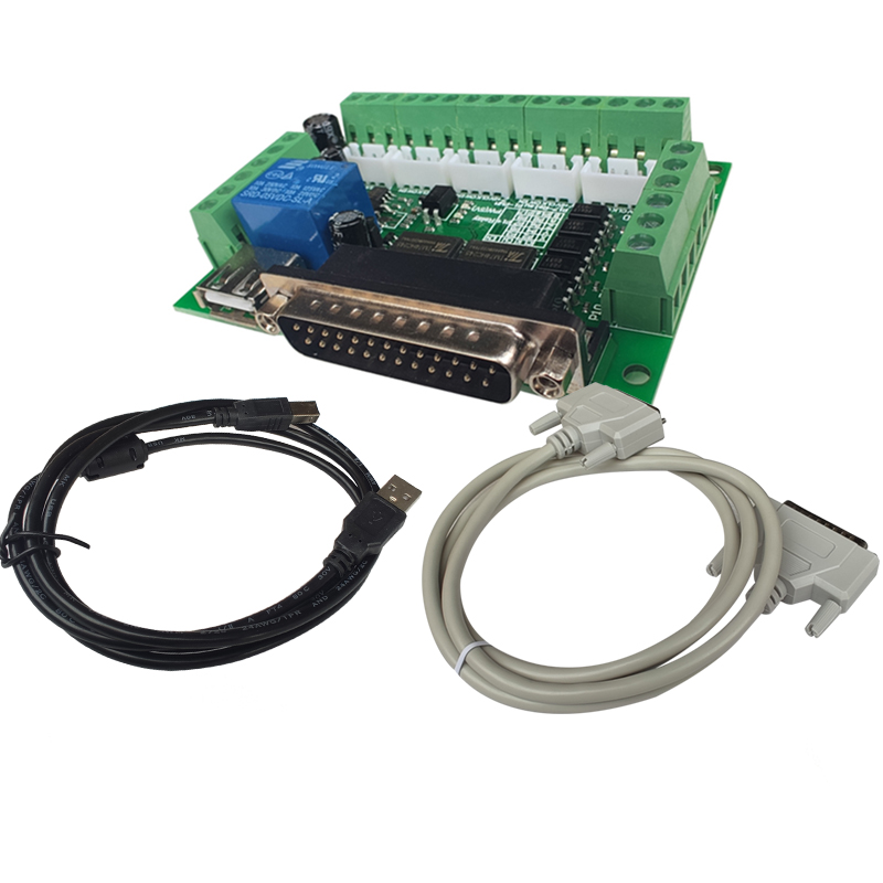 1Set 5 Axis CNC Interface Adap - 5 Axis Cnc Breakout Board Interface Mach3 ulasan dan harga