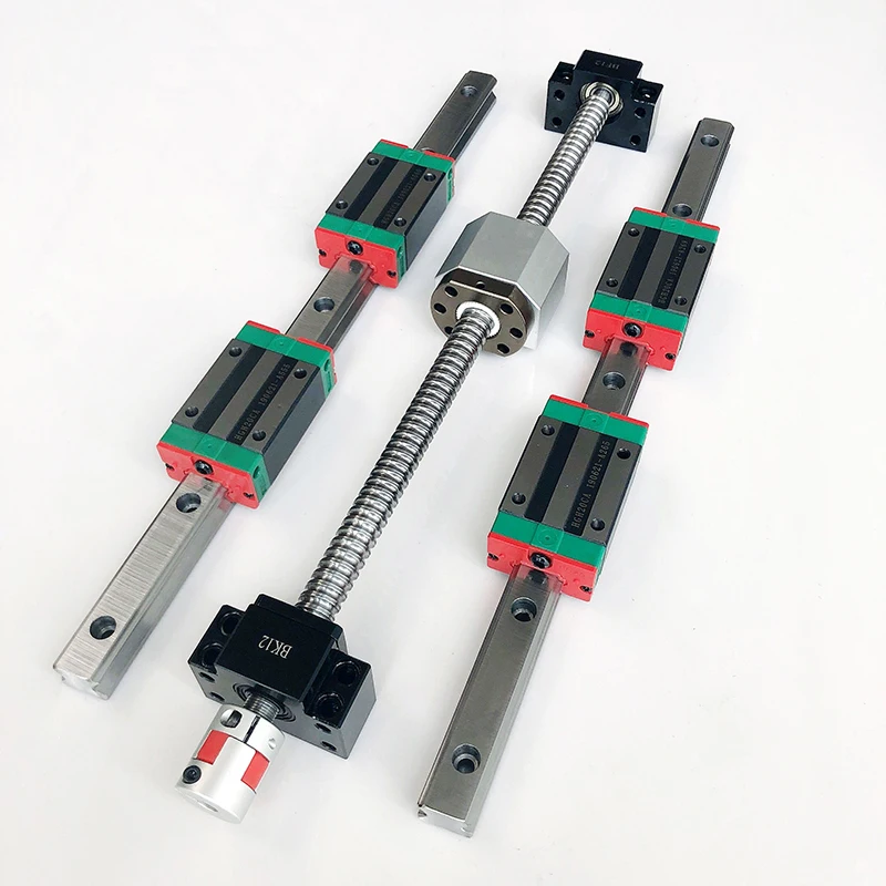 2 set HGR20 HGR15 Linear Guide - Hgr20 Linear Guide Rail Ballscrew Set ulasan dan harga