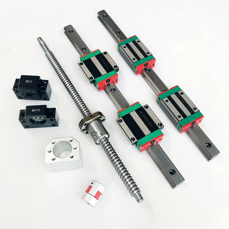 2 set HGR20 HGR15 Linear Guide - Hgr20 Linear Guide Rail Ballscrew Set ulasan dan harga