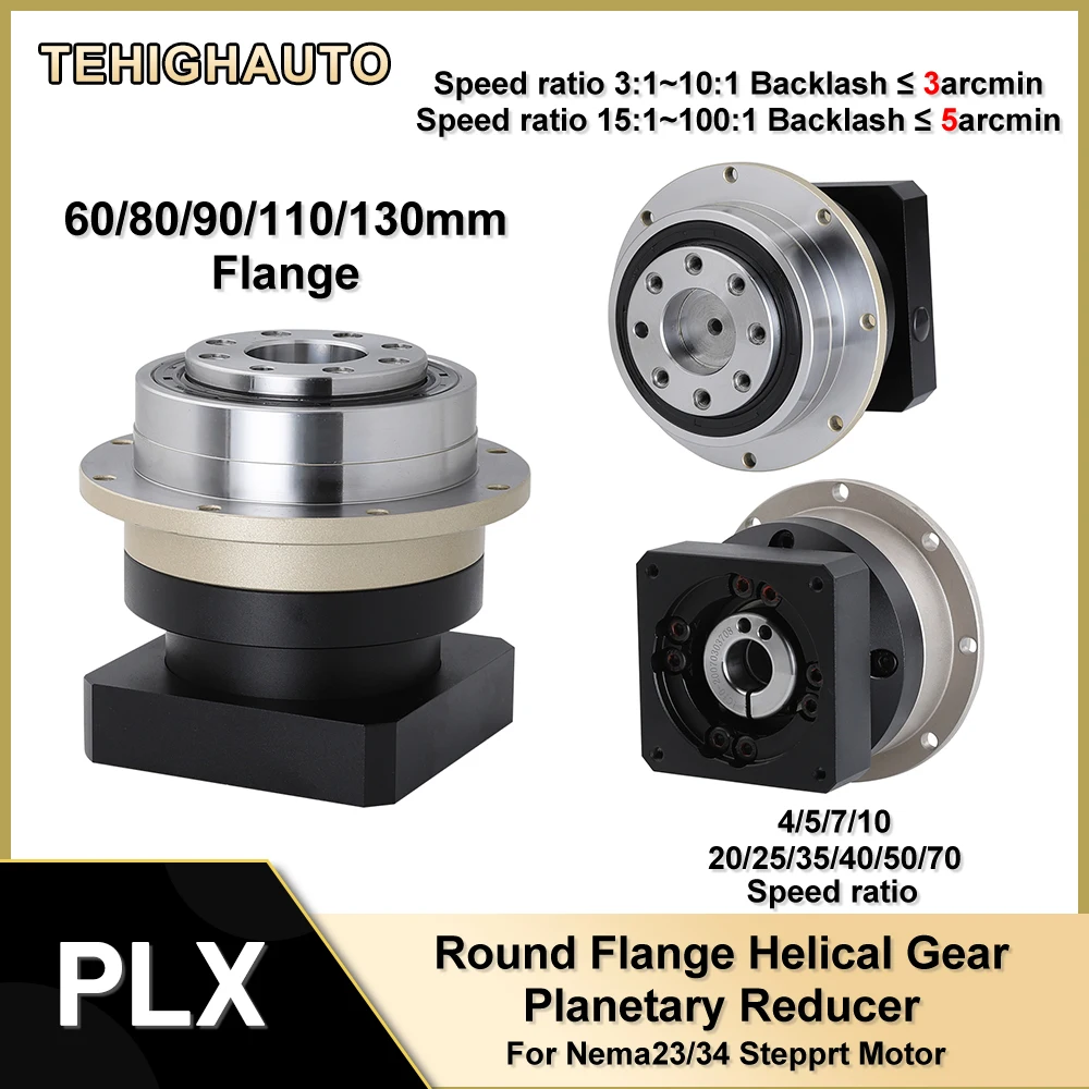 Circular Flange Helical Gear P - Planetary Gearbox Reducer Nema 23 34 ulasan dan harga