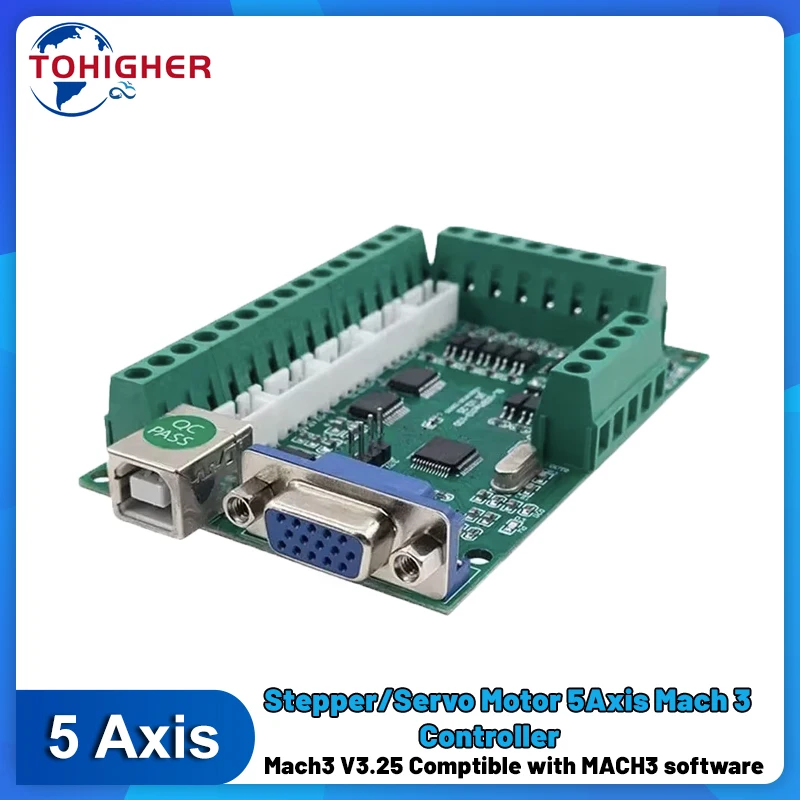 5 Axis Interface Board Mach3 B - 5 Axis Cnc Breakout Board Interface Mach3 ulasan dan harga
