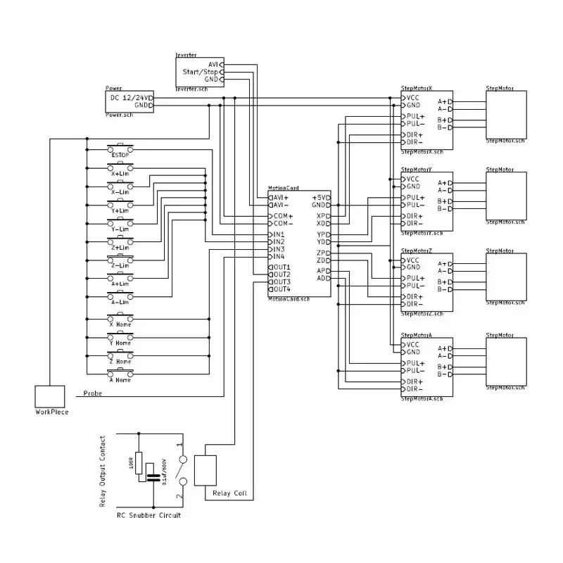 5 Axis Interface Board Mach3 B - 5 Axis Cnc Breakout Board Interface Mach3 ulasan dan harga