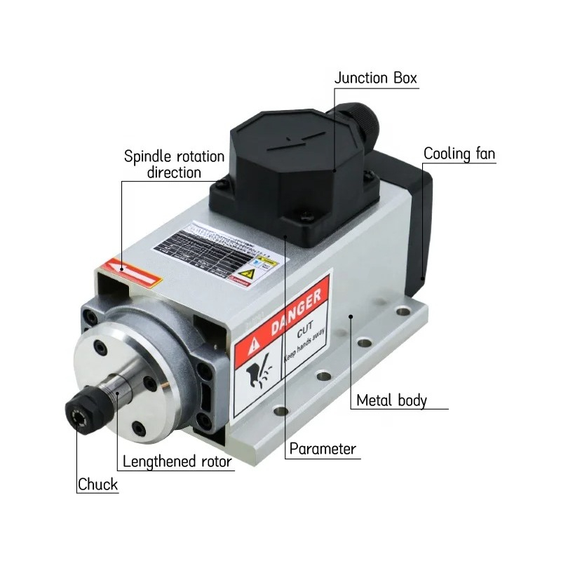 Milling Machine Spindle Motor  - Er20 Collet Chuck Spindle Motor 220V ulasan dan harga