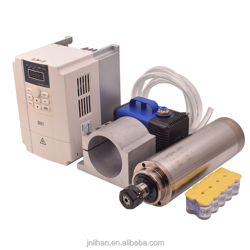 Motor Inverter VFD Kit Cnc Spi - 2.2Kw Water Cooled Spindle Kit Vfd ulasan dan harga