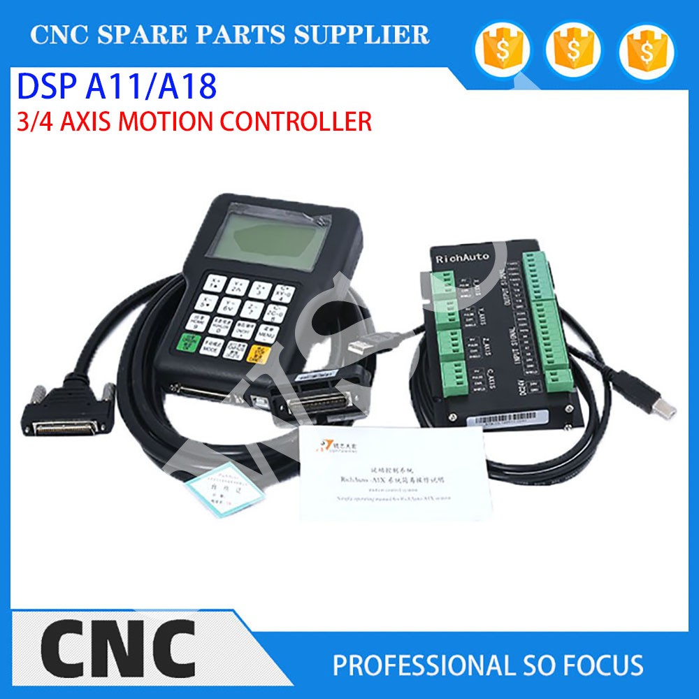 3-axis 4-axis CNC machine tool - Richauto A11 Dsp Controller 3 Axis ulasan dan harga