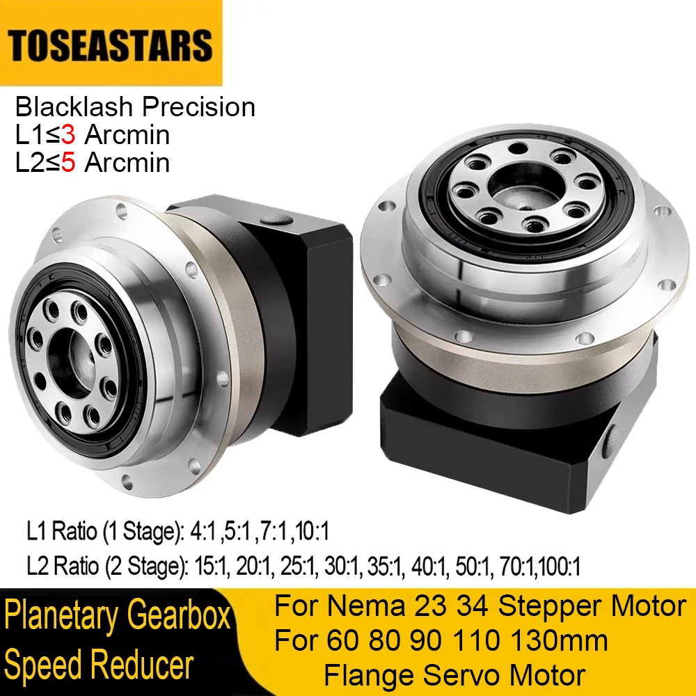 High Precision Helical Gear Re - Planetary Gearbox Reducer Nema 23 34 ulasan dan harga