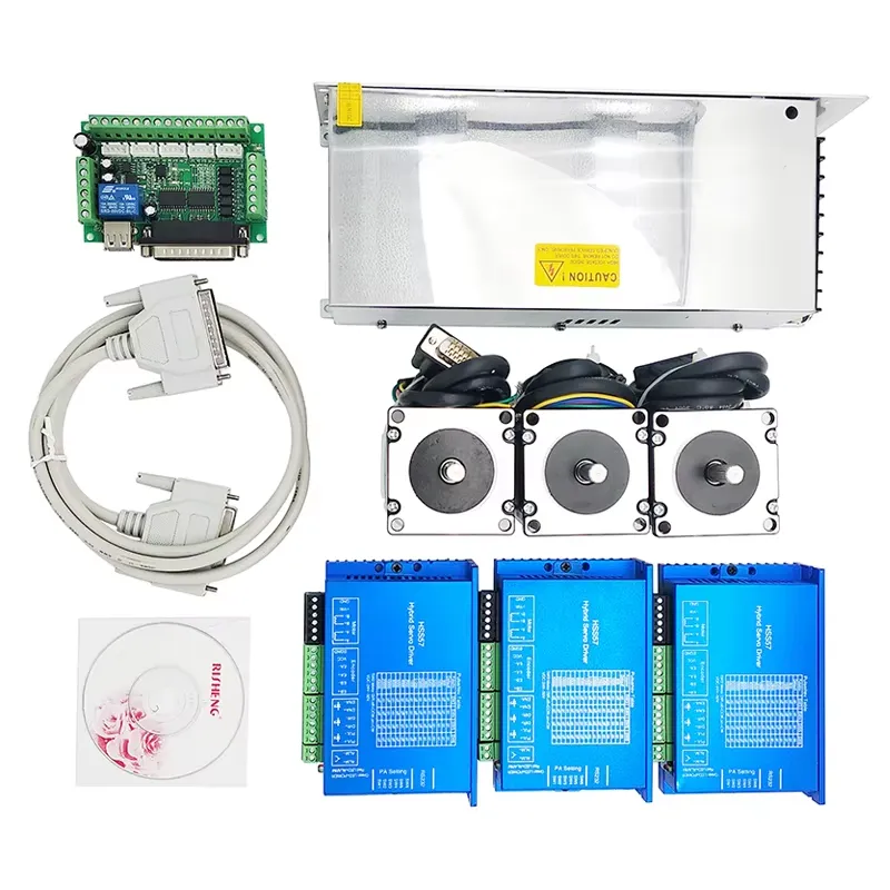 3 Axis 2N.m Nema23 CNC Kit Ser - Nema 23 Closed Loop Stepper Motor Driver Kit ulasan dan harga