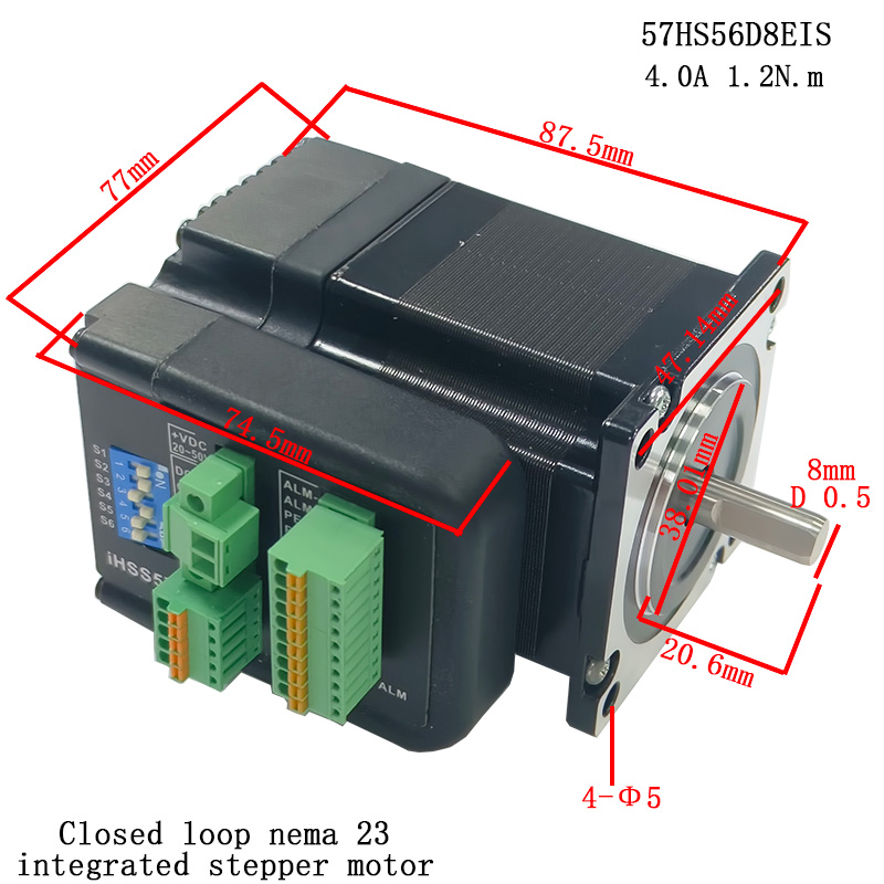 Nema 23 Integrated Closed-loop - Nema 23 Closed Loop Stepper Motor Driver Kit ulasan dan harga