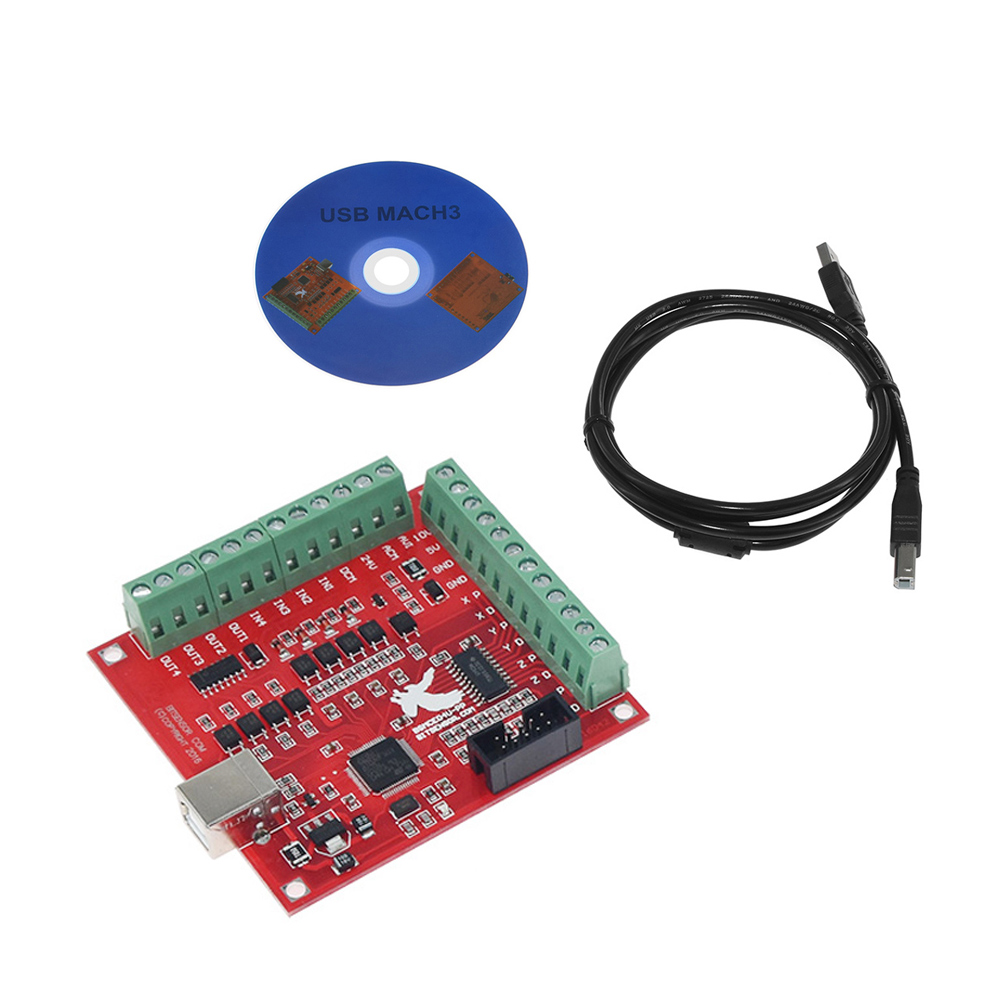 MACH3 CNC USB 100Khz Breakout  - Mach3 Usb Cnc Controller 4 Axis 100Khz ulasan dan harga