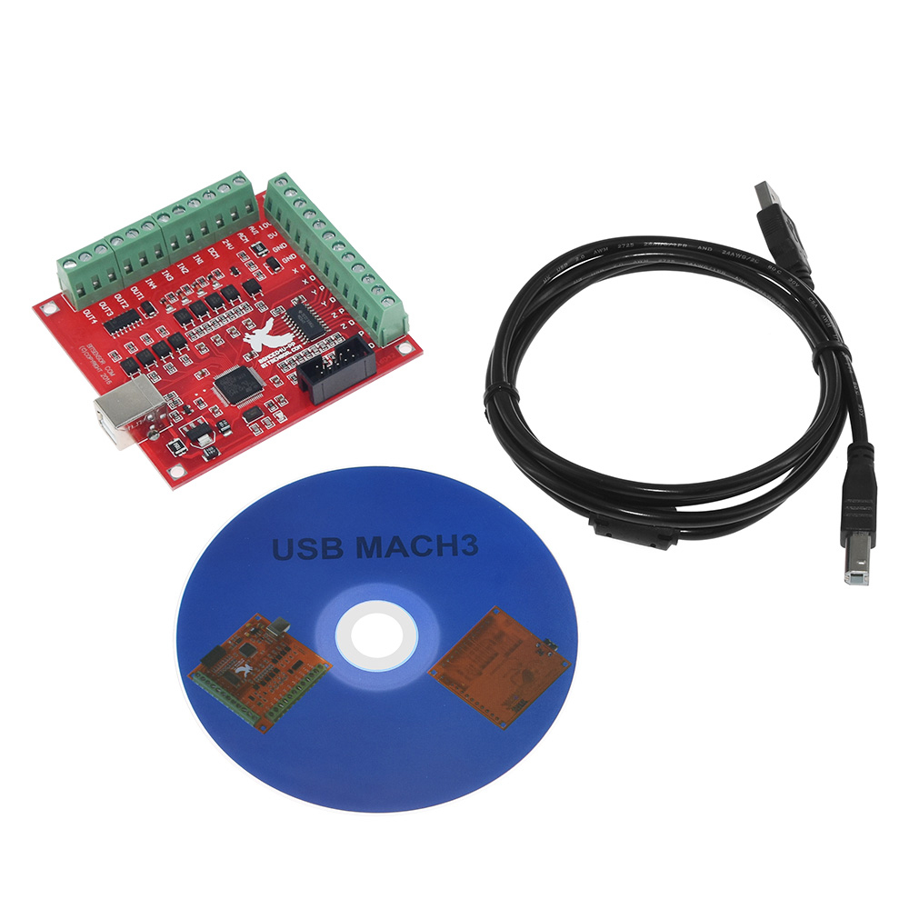 MACH3 CNC USB 100Khz Breakout  - Mach3 Usb Cnc Controller 4 Axis 100Khz ulasan dan harga