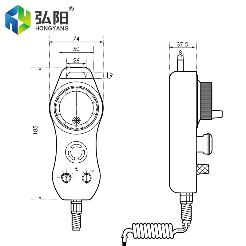 HYCNC CNC MPG handwheel for DD - Ddcs V4.1 4 Axis Cnc Offline Controller ulasan dan harga