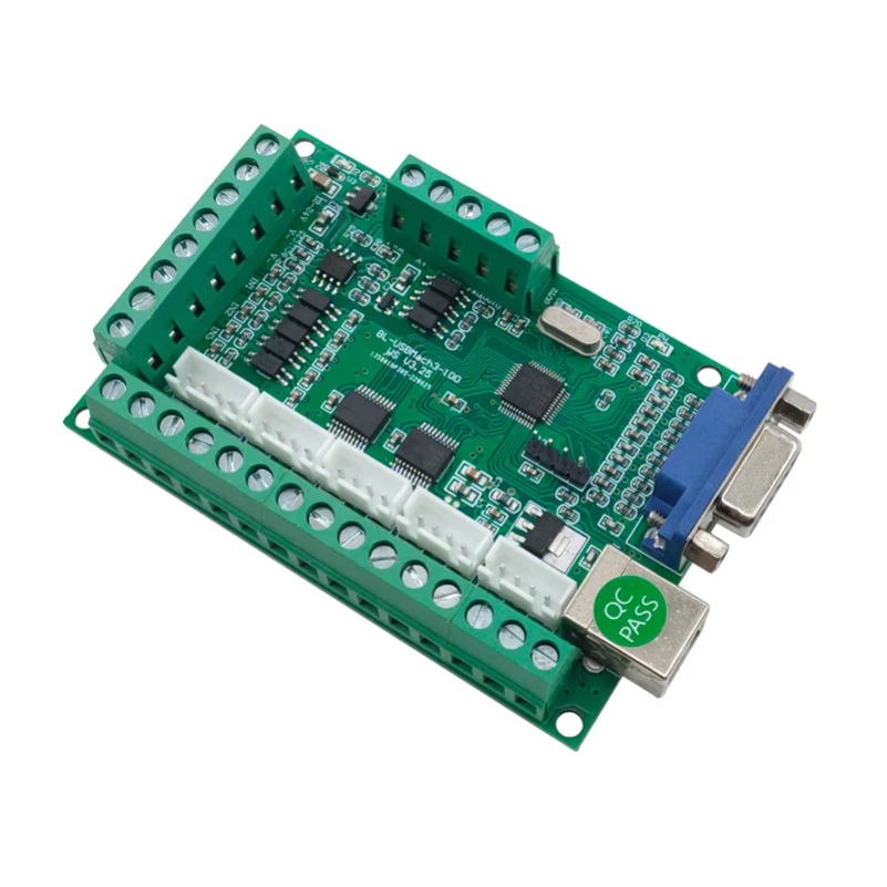 1pcs Driver board  breakout bo - 5 Axis Cnc Breakout Board Interface Mach3 ulasan dan harga