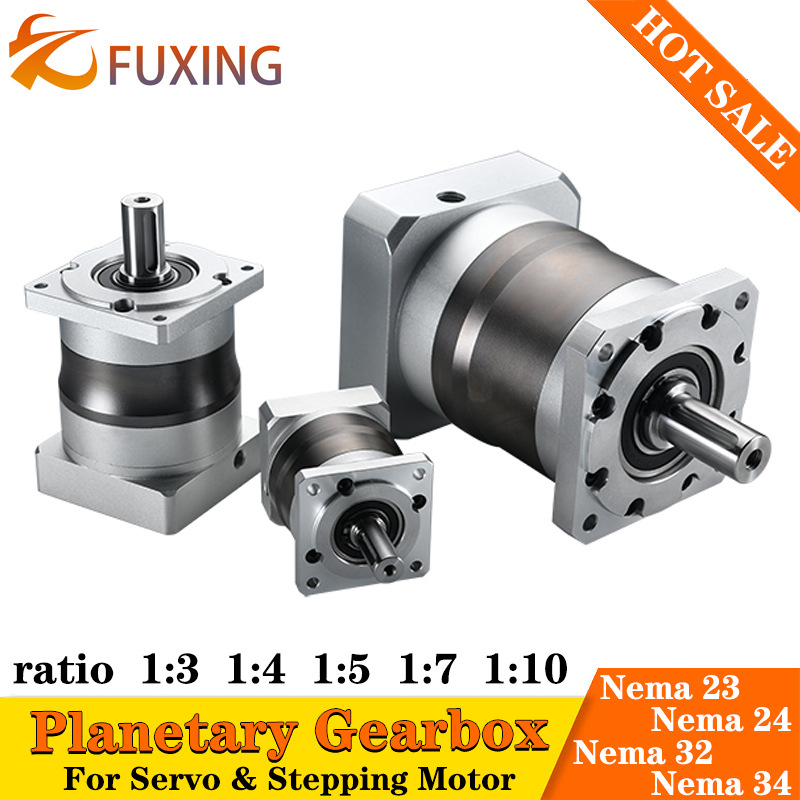PLF85A Ratio 5:1 10:1 20:1 40: - Planetary Gearbox Reducer Nema 23 34 ulasan dan harga