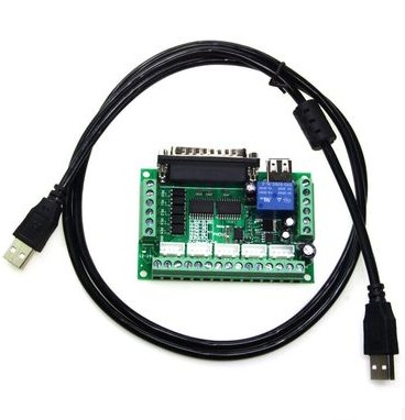 1pcs New Interface MACH3 5 Axi - 5 Axis Cnc Breakout Board Interface Mach3 ulasan dan harga