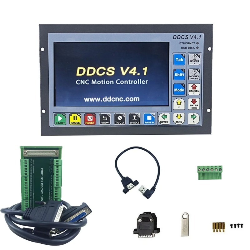 DDCS V4.1 Standalone Motion Co - Ddcs V4.1 4 Axis Cnc Offline Controller ulasan dan harga