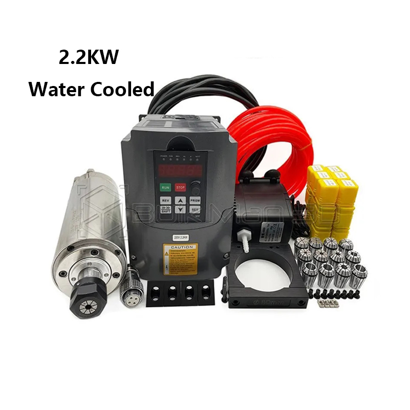 High Quality 2.2KW 220V/110V W - Er20 Collet Chuck Spindle Motor 220V ulasan dan harga
