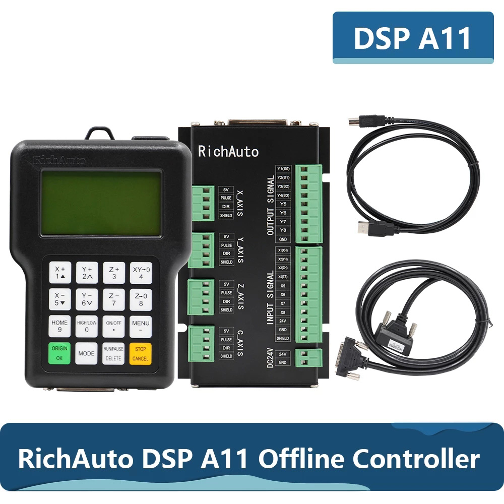 RichAuto DSP A11 CNC controlle - Richauto A11 Dsp Controller 3 Axis ulasan dan harga