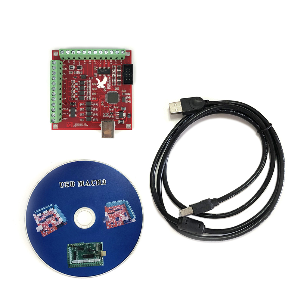 CNC USB MACH3 100Khz Breakout  - Mach3 Usb Cnc Controller 4 Axis 100Khz ulasan dan harga