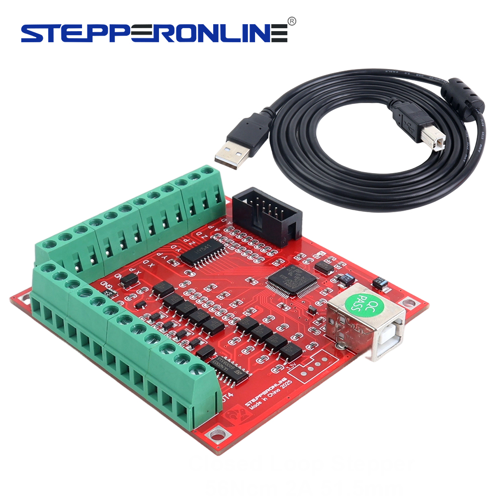 4-Axis USB CNC Breakout Board  - Mach3 Usb Cnc Controller 4 Axis 100Khz ulasan dan harga