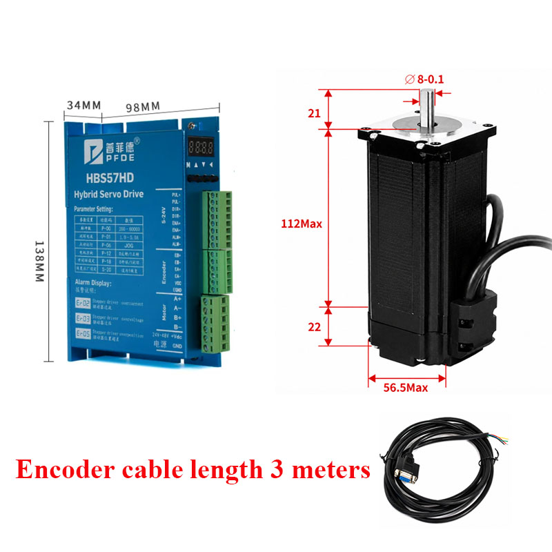 Nema23 Closed Loop Stepper Mot - Nema 23 Closed Loop Stepper Motor Driver Kit ulasan dan harga