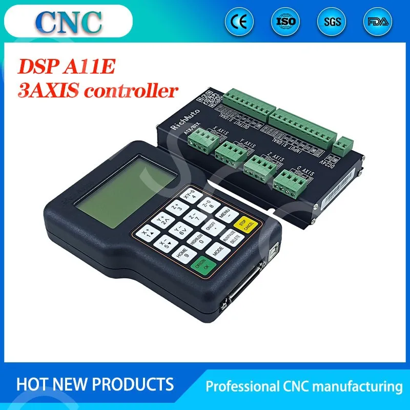 RichAuto DSP A11E 3-axis contr - Richauto A11 Dsp Controller 3 Axis ulasan dan harga