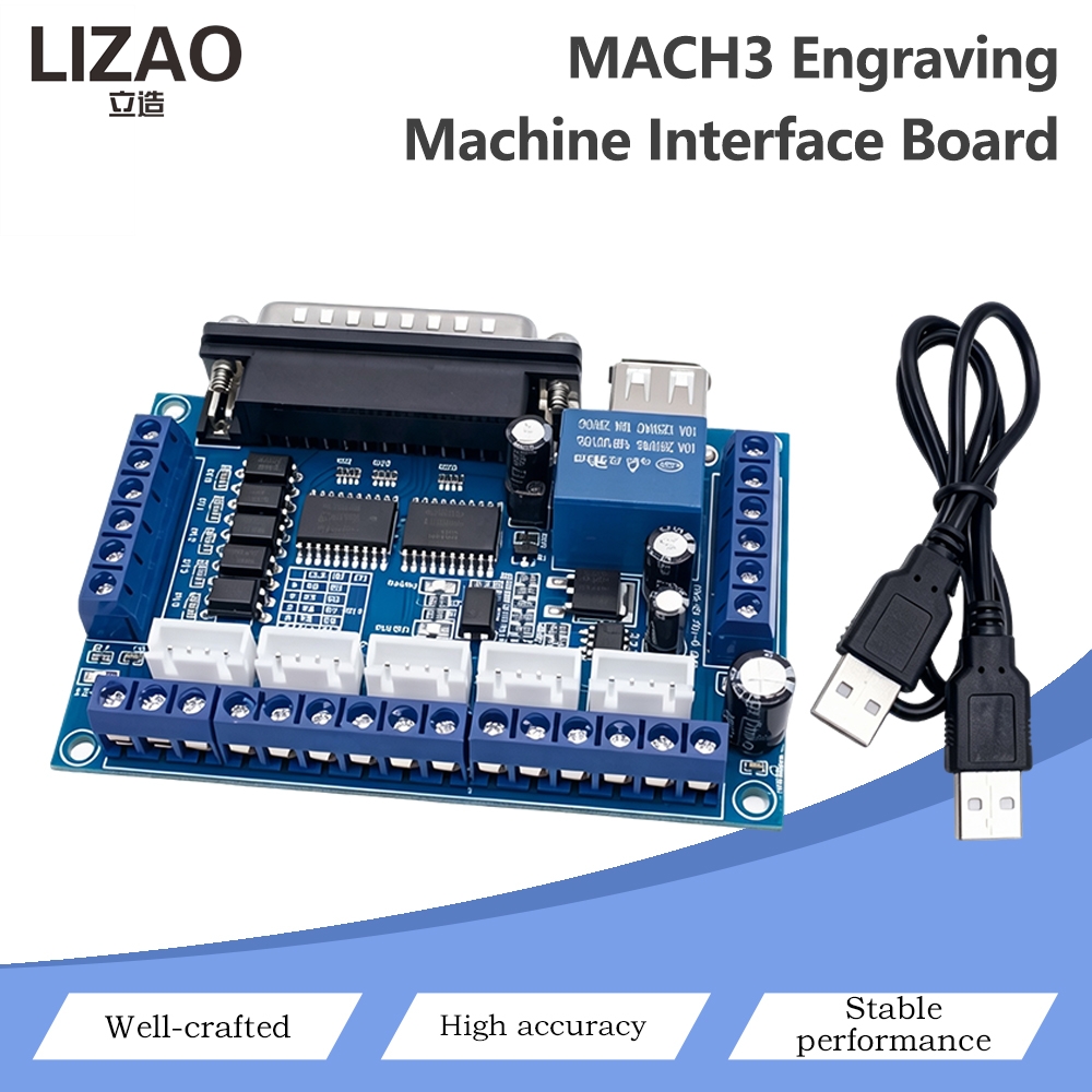 MACH3 CNC Breakout Board 5 Axi - 5 Axis Cnc Breakout Board Interface Mach3 ulasan dan harga
