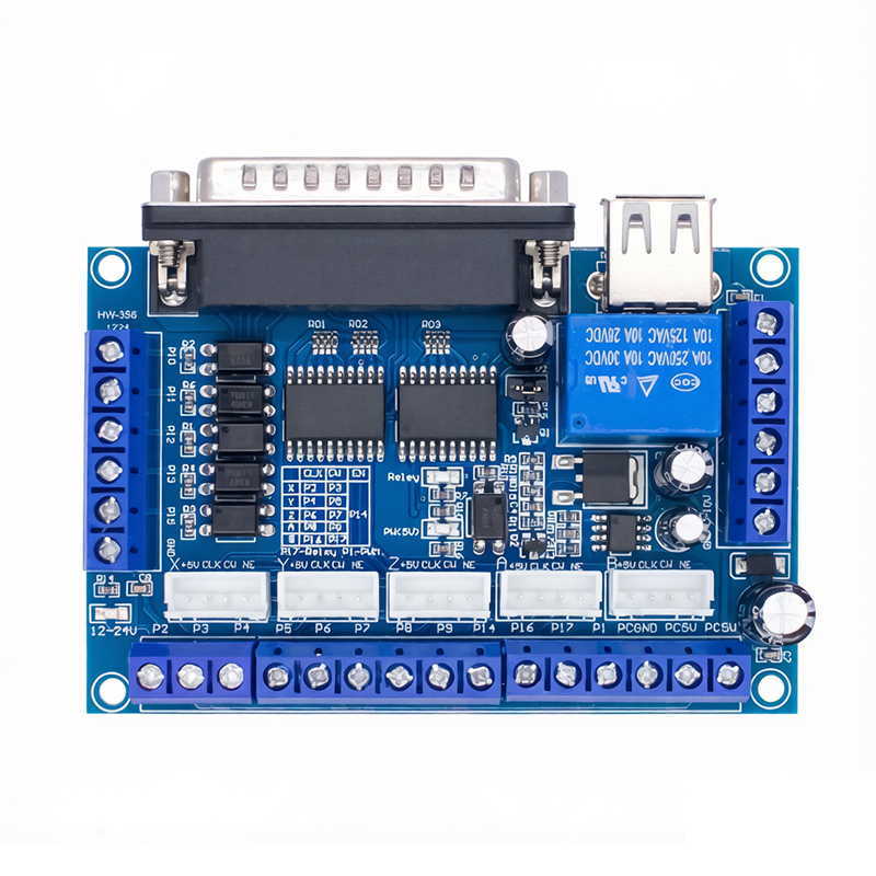 MACH3 CNC Breakout Board 5 Axi - 5 Axis Cnc Breakout Board Interface Mach3 ulasan dan harga