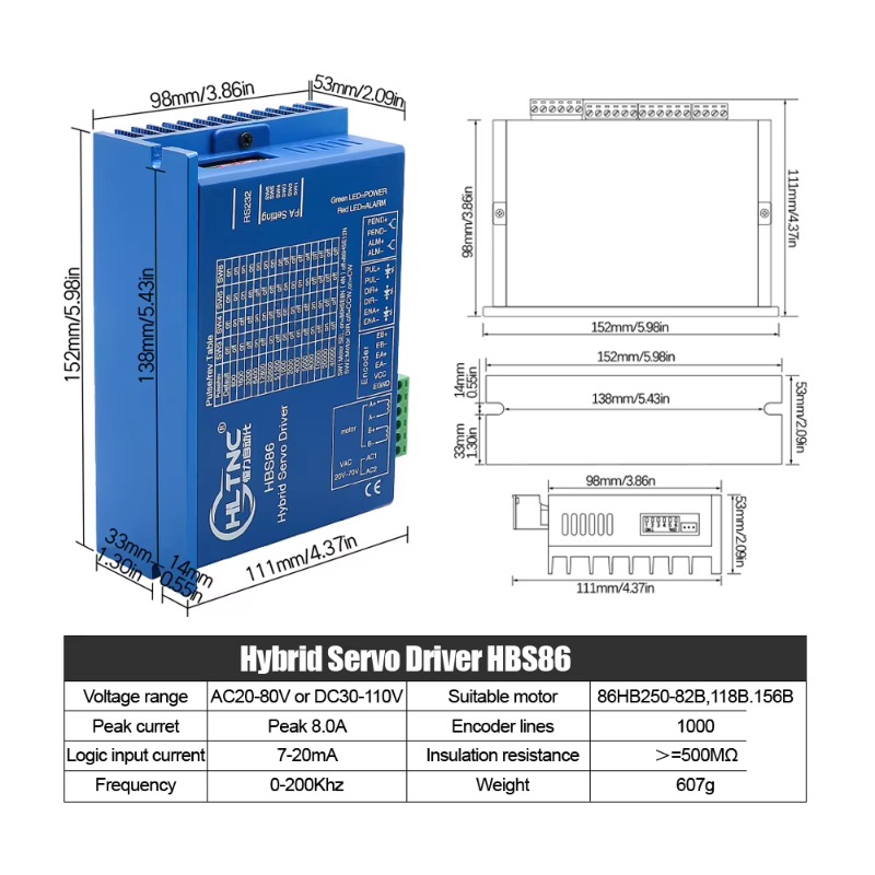 4 Axis Nema 34 Closed Loop Ste - Hybrid Servo Driver Nema 34 8.5Nm ulasan dan harga