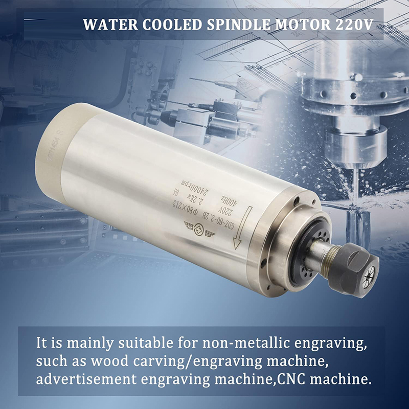 2.2KW 1.5KW CNC Spindle Motor  - Er20 Collet Chuck Spindle Motor 220V ulasan dan harga
