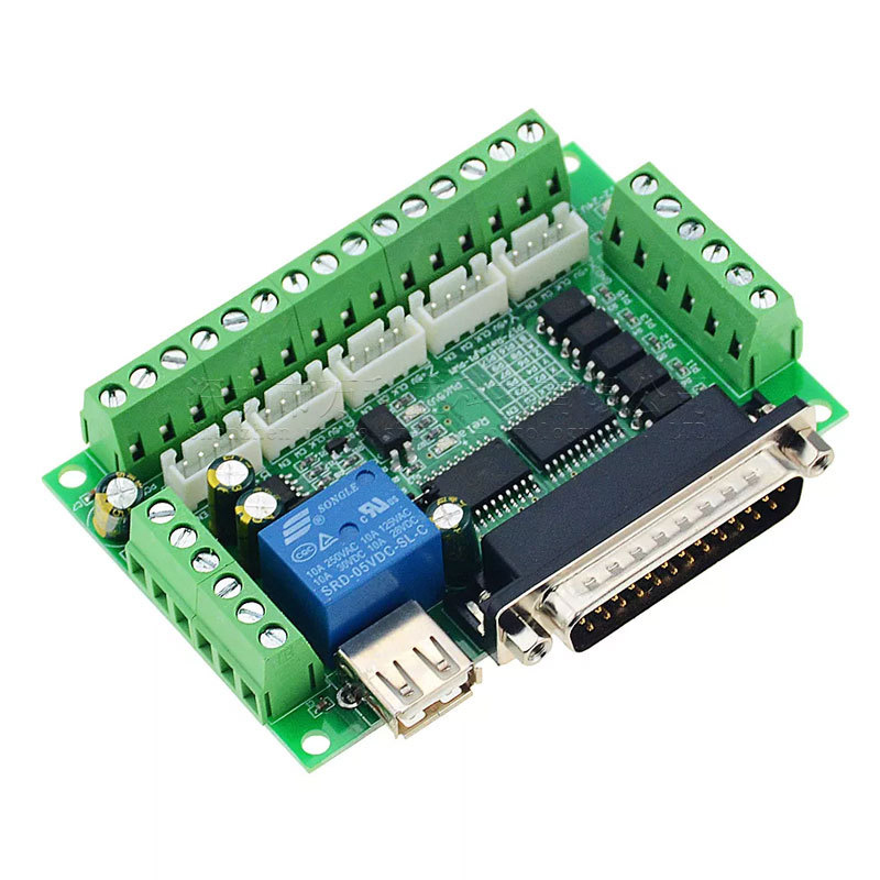 5 Axis CNC Interface Adapter B - 5 Axis Cnc Breakout Board Interface Mach3 ulasan dan harga