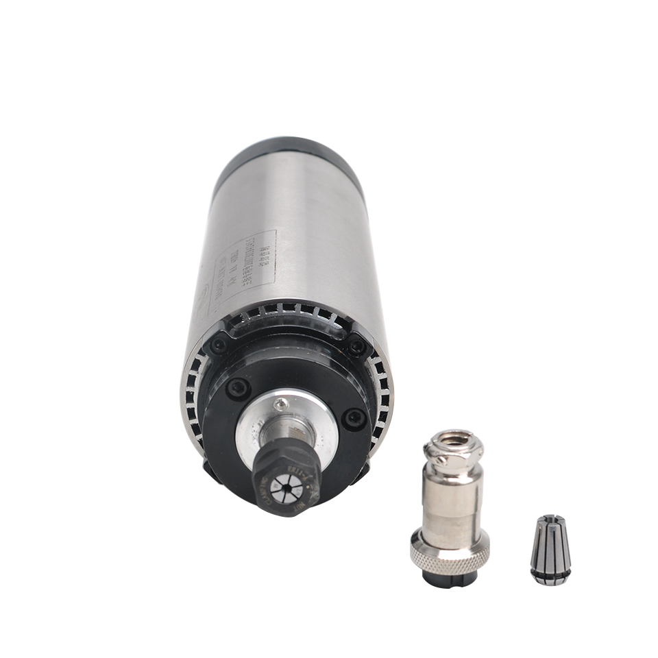 CNC Spindle Motor Kit 80MM 1.5 - Air Cooled 1.5Kw Spindle Motor Inverter 110V ulasan dan harga