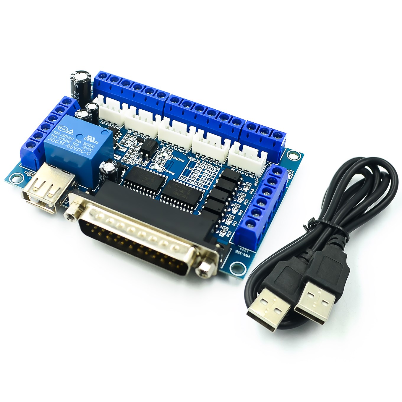 Upgraded 5 Axis CNC Interface  - 5 Axis Cnc Breakout Board Interface Mach3 ulasan dan harga