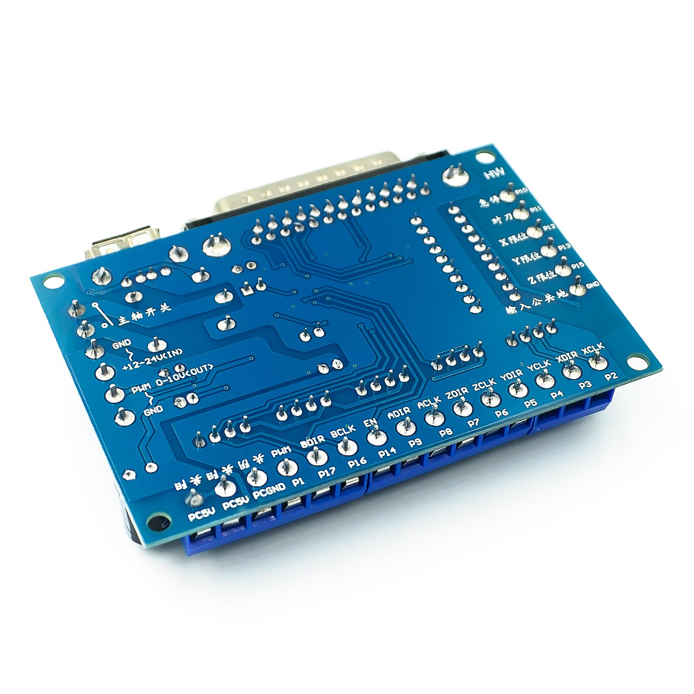 Upgraded 5 Axis CNC Interface  - 5 Axis Cnc Breakout Board Interface Mach3 ulasan dan harga