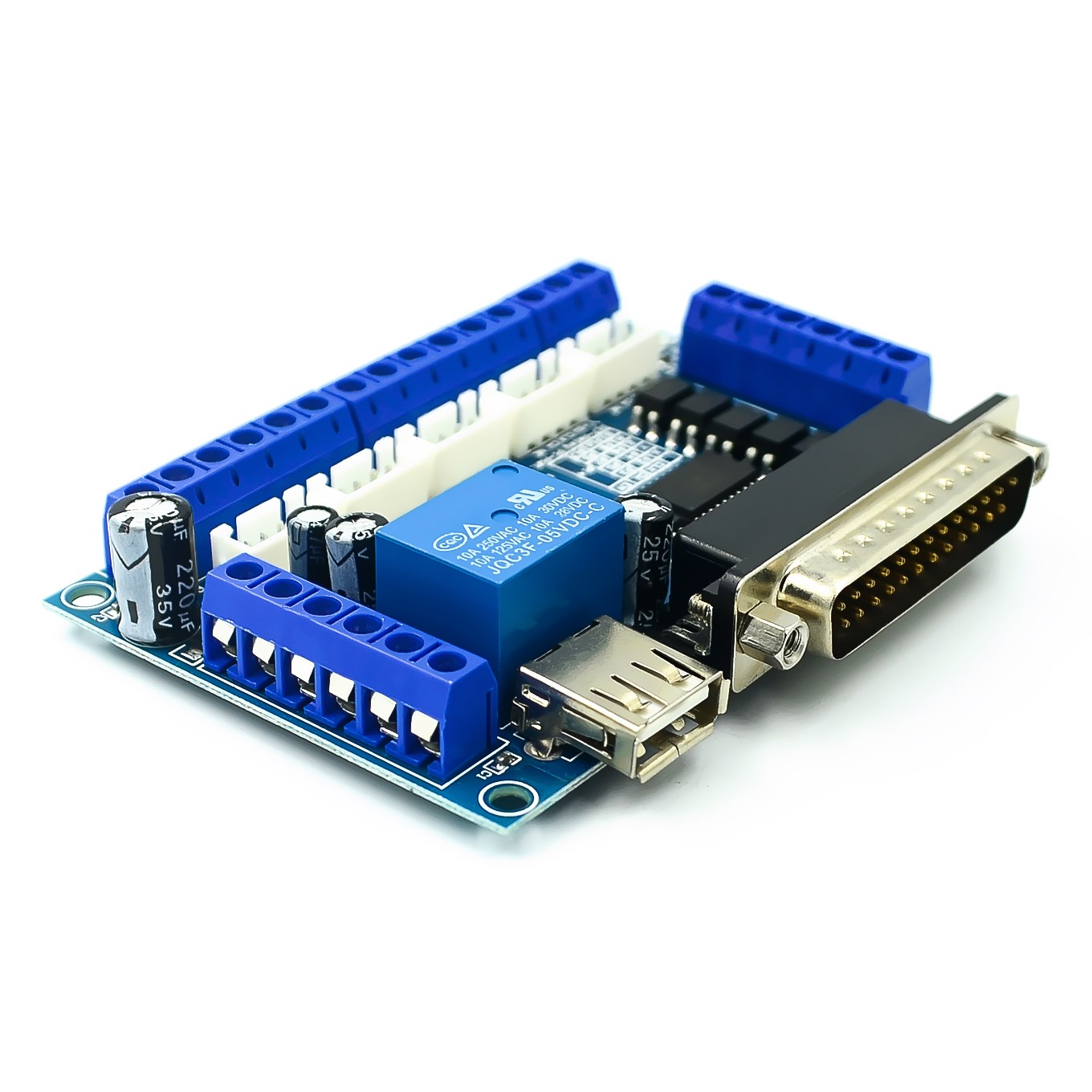 Upgraded 5 Axis CNC Interface  - 5 Axis Cnc Breakout Board Interface Mach3 ulasan dan harga