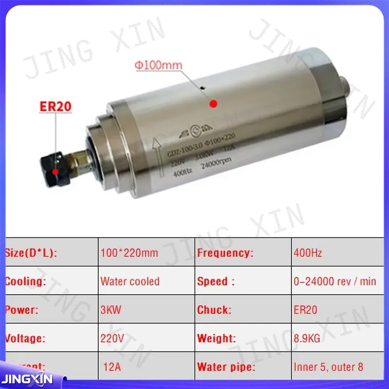 custom for CNC Spindle Motor 2 - Er20 Collet Chuck Spindle Motor 220V ulasan dan harga